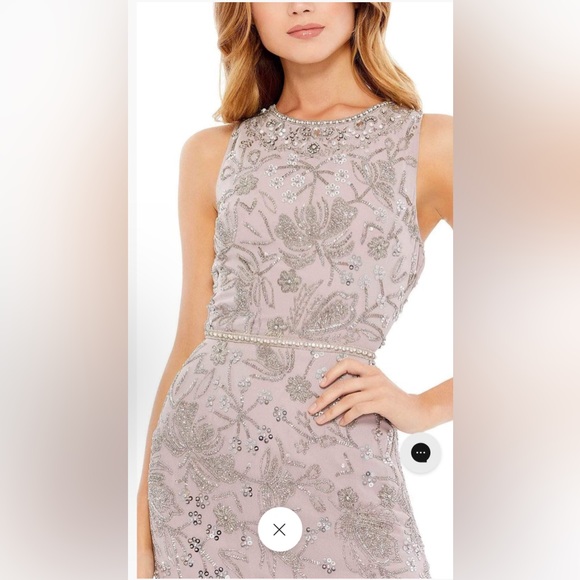 Sleeveless high neck midi dress - Picture 3 of 6